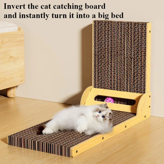 Cat Toys Interactive Board Cat Toys Wooden Wear-resistant and Scratch-resistant Post Cat Furniture Training Grinding Claw Toys