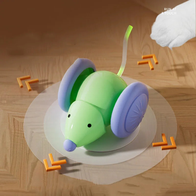 Popular cat electric toys, mouse, sports car, cat stick, self-exciting, cat stick, pet toys