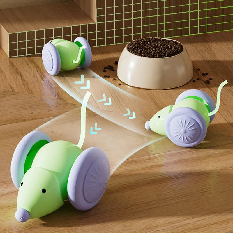 Popular cat electric toys, mouse, sports car, cat stick, self-exciting, cat stick, pet toys