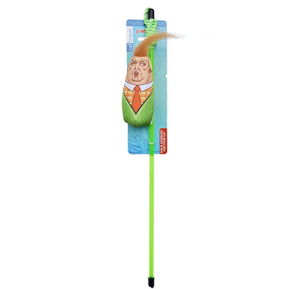 Interactive Cat Toys Feather Cat Toys Funny Design Catnip Filled Cartoon Cat Teething Chew Plush Toy Kitten Toys