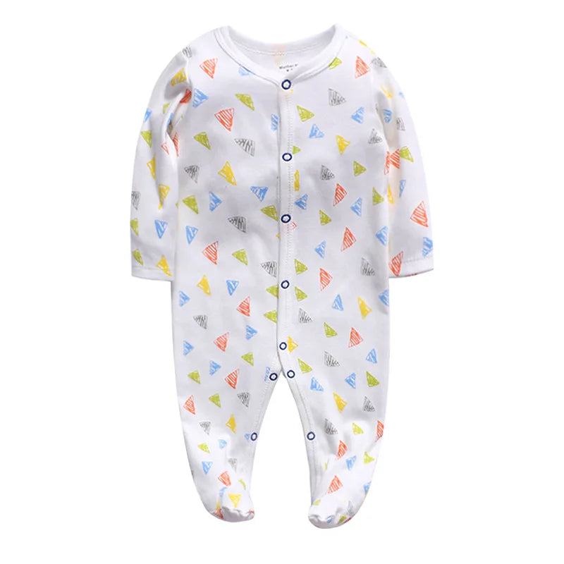 Four Seasons Baby Clothes New Born Hot Selling Baby Jumpsuits Baby Boy Baby Girl  Crawl Suit Baby 0-12Months Clothing Baby Rompe