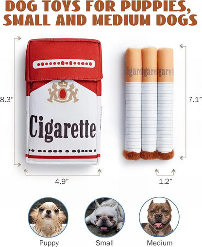 Pliušinis žaislas šunims - CIGARETĖS