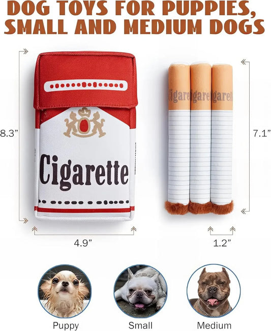 Pliušinis žaislas šunims - CIGARETĖS