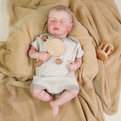 Reborn Baby Doll Boy Realistic Baby Doll Looks Like A Real Newborn Baby Doll Real Life Baby with Soft Weight Body Gift Toy