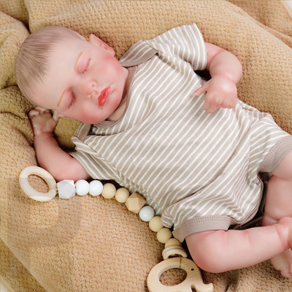 Reborn Baby Doll Boy Realistic Baby Doll Looks Like A Real Newborn Baby Doll Real Life Baby with Soft Weight Body Gift Toy