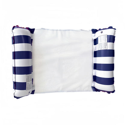 Pool Float Cylindrical Striped Swimming Ring Pool Inflatable Dual Tube Suitable for Pools Multi-Purpose Water Pool Float