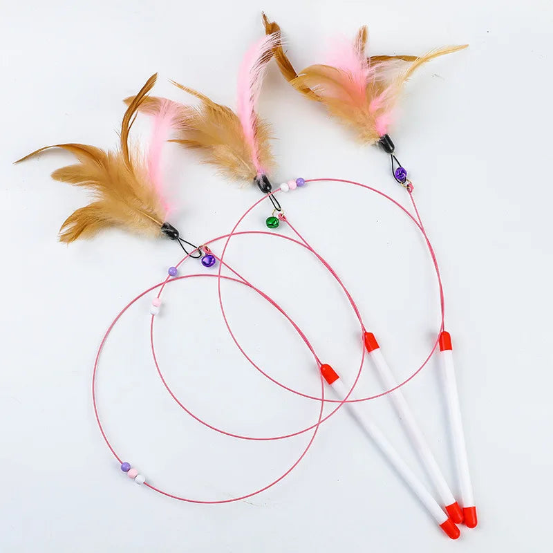 Pet cat toys plush funny play cat toys ring bell happy cat accessories high quality good elastic rope toys pet supplies cat toys