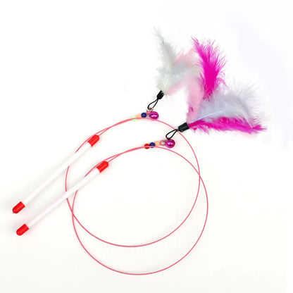 Pet cat toys plush funny play cat toys ring bell happy cat accessories high quality good elastic rope toys pet supplies cat toys
