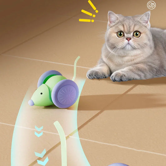 Popular cat electric toys, mouse, sports car, cat stick, self-exciting, cat stick, pet toys