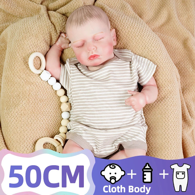 Reborn Baby Doll Boy Realistic Baby Doll Looks Like A Real Newborn Baby Doll Real Life Baby with Soft Weight Body Gift Toy