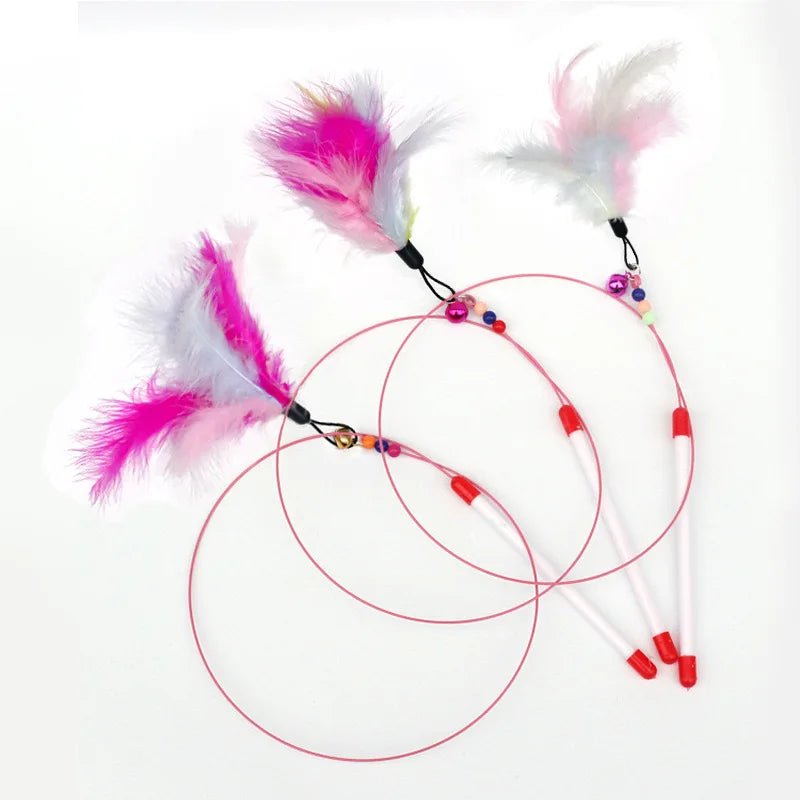 Pet cat toys plush funny play cat toys ring bell happy cat accessories high quality good elastic rope toys pet supplies cat toys