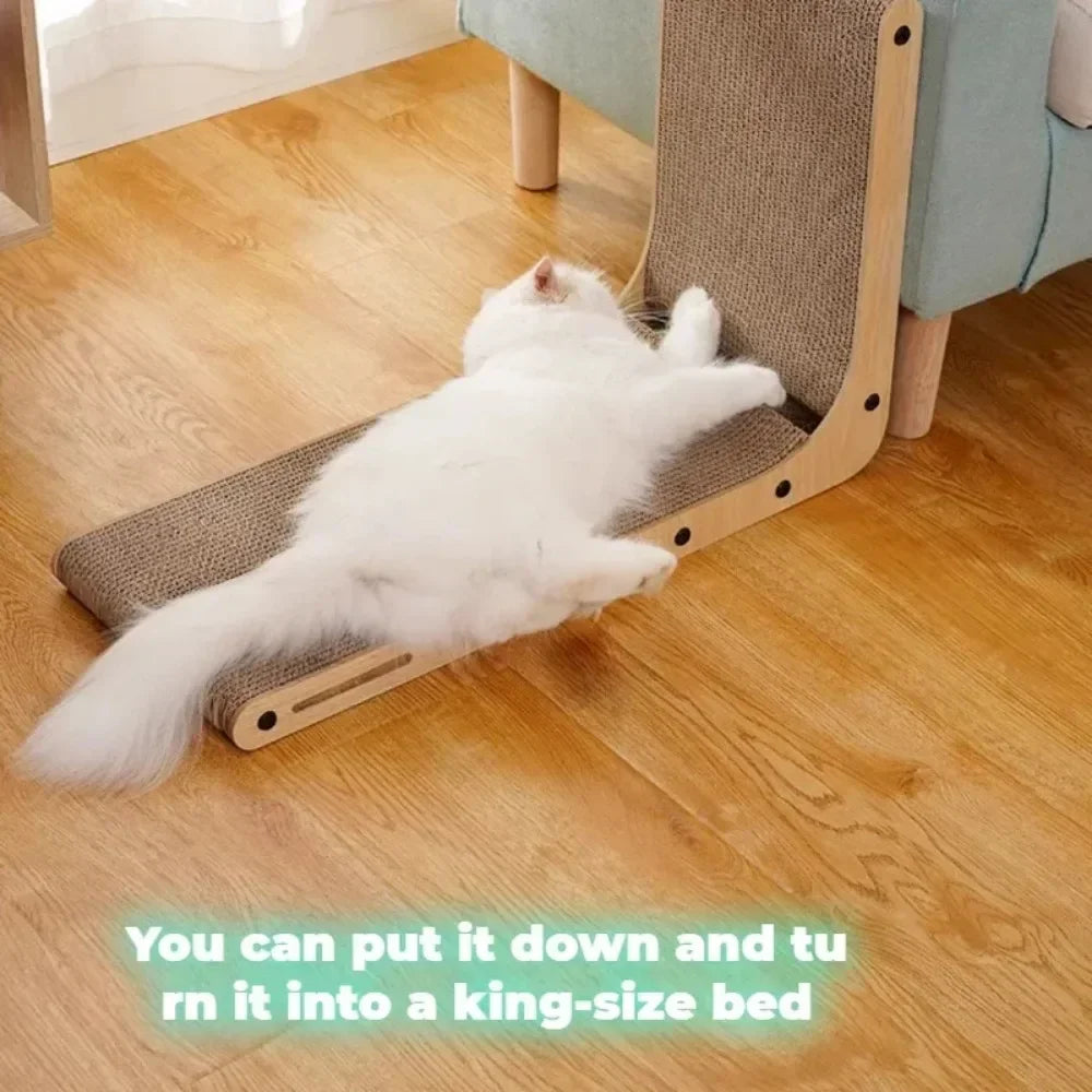Cat Toys Interactive Board Cat Toys Wooden Wear-resistant and Scratch-resistant Post Cat Furniture Training Grinding Claw Toys