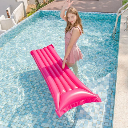 1Pcs Inflatable Floatings Mats Pool Mattress Lounges Water Hammock Pool Float Loungers