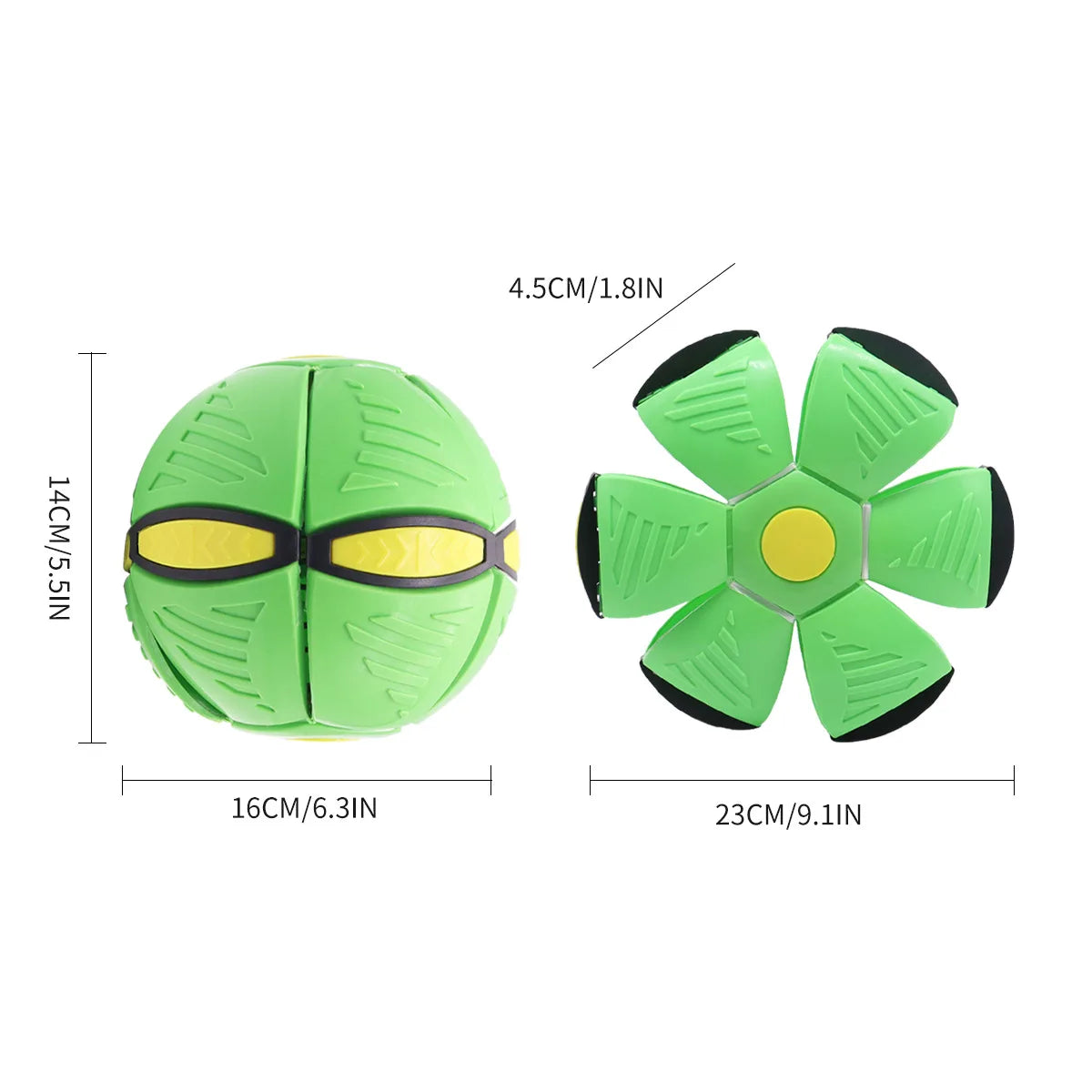 Dog Toys Self-Hi To Relieve Boredom Dog Flying Disc Pet Toys Ball Bite Outdoor Training Supplies Luminous Dog Toys