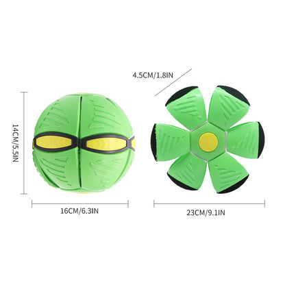 Dog Toys Self-Hi To Relieve Boredom Dog Flying Disc Pet Toys Ball Bite Outdoor Training Supplies Luminous Dog Toys