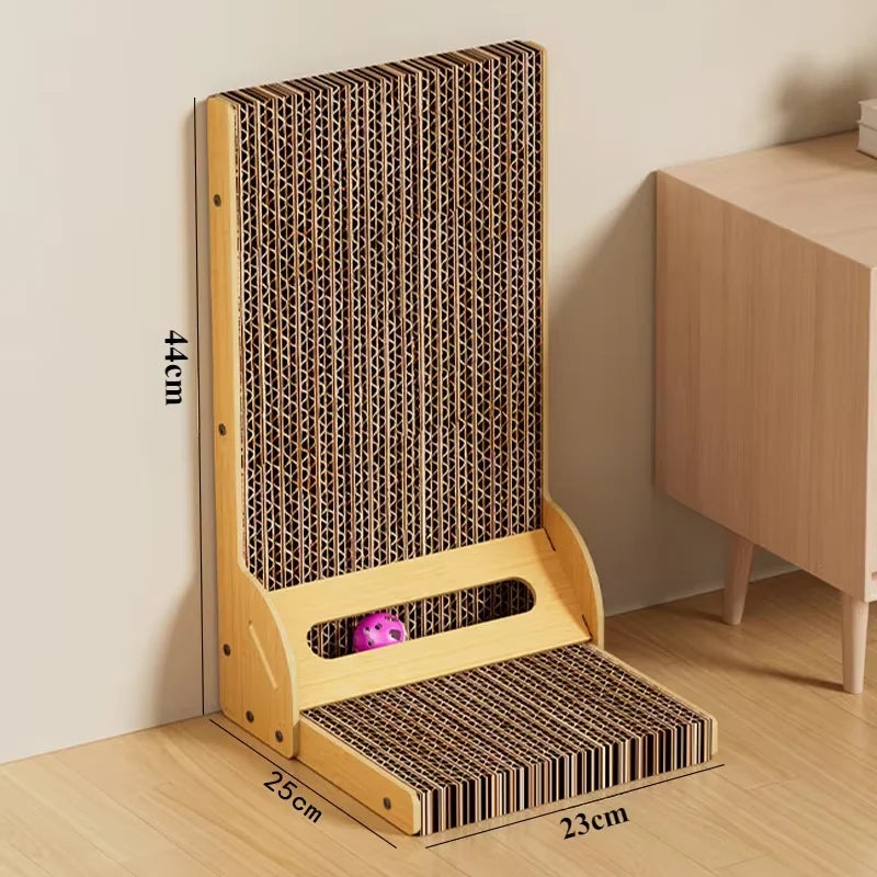 Cat Toys Interactive Board Cat Toys Wooden Wear-resistant and Scratch-resistant Post Cat Furniture Training Grinding Claw Toys