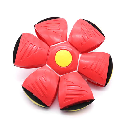 Dog Toys Self-Hi To Relieve Boredom Dog Flying Disc Pet Toys Ball Bite Outdoor Training Supplies Luminous Dog Toys