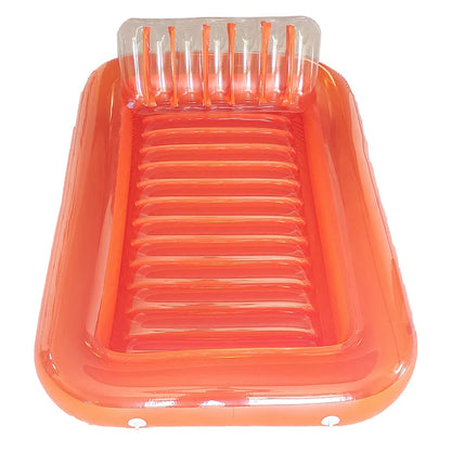 Inflatable Tanning Pool Float Swimming Pool Inflatable SunTan Tub Lounger Mattress