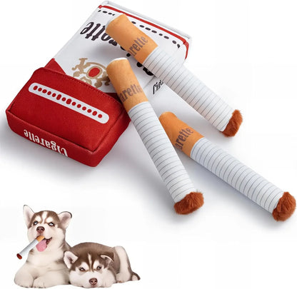 Pliušinis žaislas šunims - CIGARETĖS