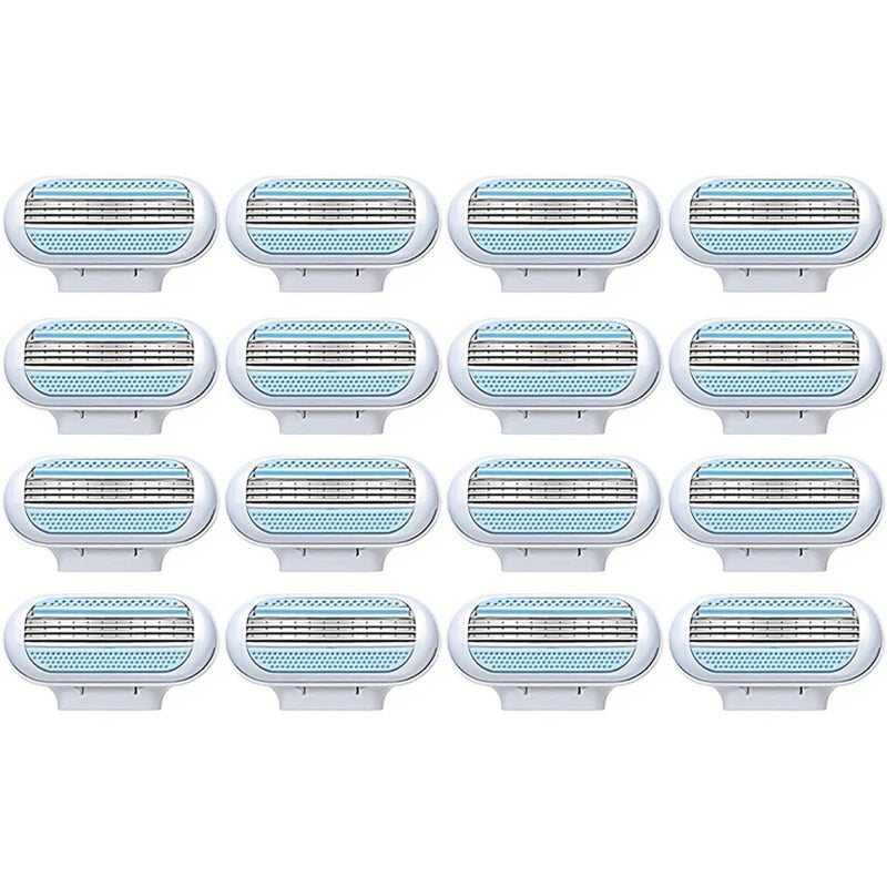 Moteriškas skutimosi peiliukas su papildomom galvutėm