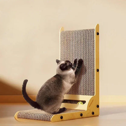 Cat Toys Interactive Board Cat Toys Wooden Wear-resistant and Scratch-resistant Post Cat Furniture Training Grinding Claw Toys