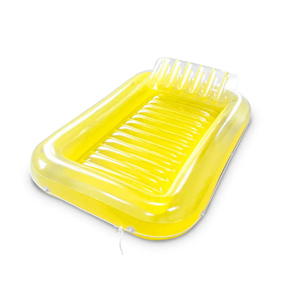 Inflatable Tanning Pool Float Swimming Pool Inflatable SunTan Tub Lounger Mattress